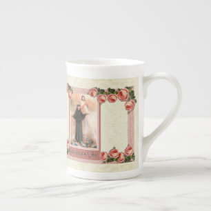 Tasse En Porcelaine Roses divins de rose de pitié de St Faustina
