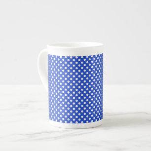 Tasse En Porcelaine Royal Blue Combination Pois par STaylor
