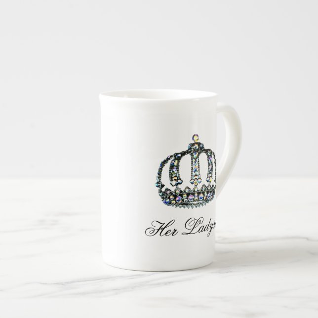 Tasse En Porcelaine "Sa chanteuse" (Devant droit)