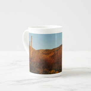 Tasse En Porcelaine Saguaro Sunset I Arizona Désert Paysage