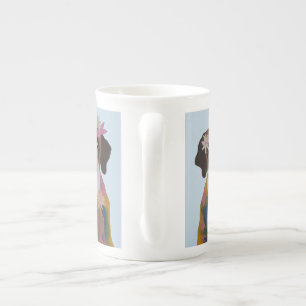 Tasse En Porcelaine Saint Bernard Hippie