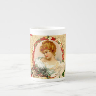 Tasse En Porcelaine Salutations de Noël