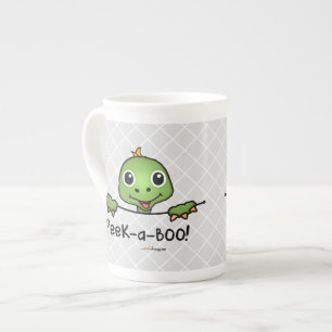Tasse En Porcelaine Semi-transparente tortue d'animaux familiers