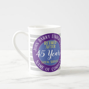 Tasse En Porcelaine Service loyal de retraite