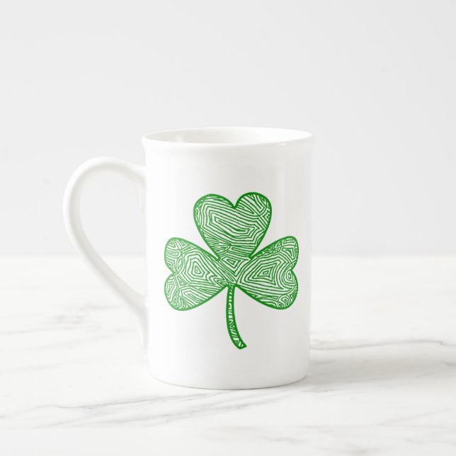 Tasse En Porcelaine Shamrock (Gauche)
