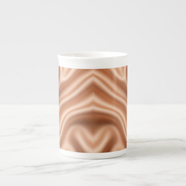 Tasse En Porcelaine Silk Fabric Texture Gold Background-97082 (Devant)