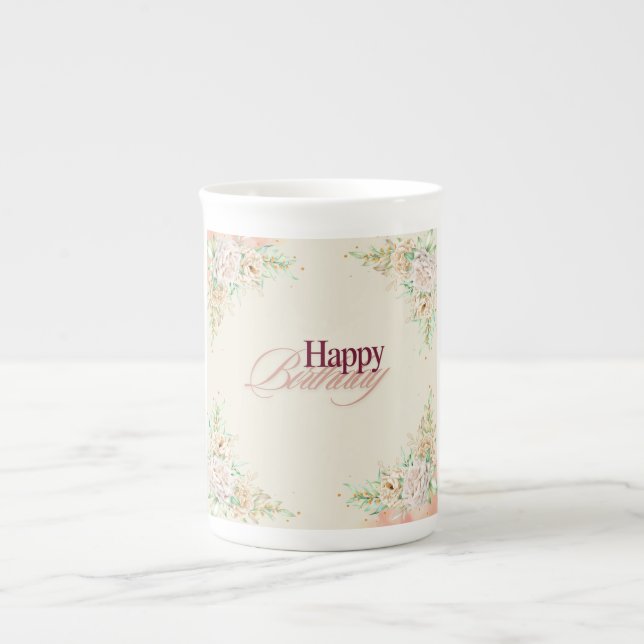 Tasse En Porcelaine "Sips douloureux" (Devant)