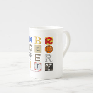 Tasse En Porcelaine SlipperyJoe embrasser la diversité métaphore LGBTQ