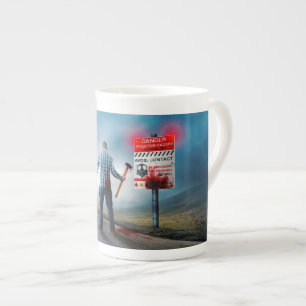 Tasse En Porcelaine SlipperyJoe's risque d'infection apocalyptique Hal