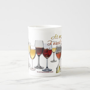 Tasse En Porcelaine SlipperyJoe's Vins Verres de raisins fermentés vin