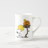Snoopy & Bois Nid Avec Jack O'Lantern