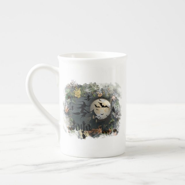 Tasse En Porcelaine Soirée de Witch (Gauche)