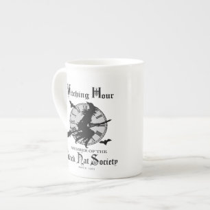 Tasse En Porcelaine Sorcière vintage moderne de Halloween