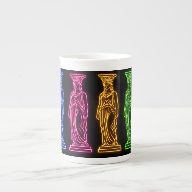 Tasse En Porcelaine statue de Déesse néon amusant (Devant)