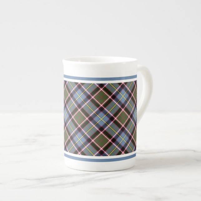 Tasse En Porcelaine Stirling Scotland District Tartan (Devant droit)