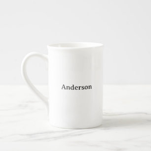 Tasse En Porcelaine Supprimer le texte Remplacer son propre design
