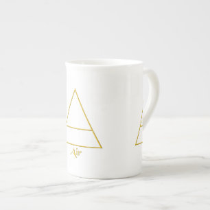 Tasse En Porcelaine Symbole d'élément d'air de Falln Pagan