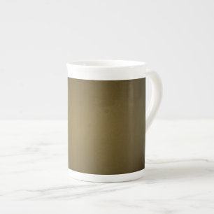 Tasse En Porcelaine Tan tendance et noir Grainy Vignette