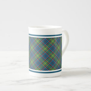 Tasse En Porcelaine Tasse de porcelaine tendre de tartan de secteur