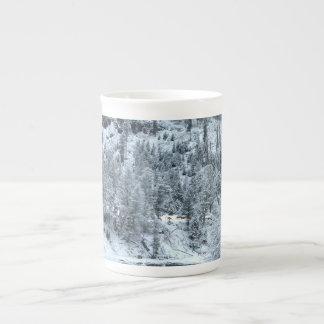 Tasse En Porcelaine Tasse de porcelaine tendre - "jour d'hiver chez