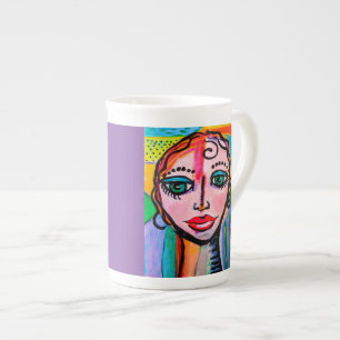 Tasse En Porcelaine Tasse inspirée de porcelaine tendre de renarde