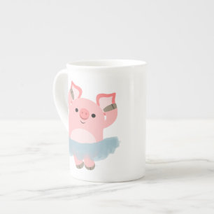 Tasse En Porcelaine Tasse mignonne de porcelaine tendre de porc de