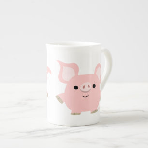 Tasse En Porcelaine Tasse mignonne de porcelaine tendre de porc de