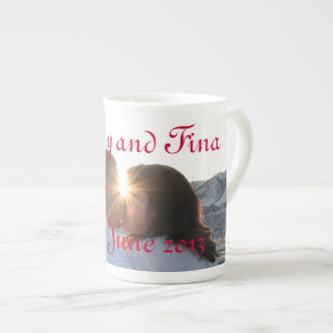 Tasse En Porcelaine tedesco III de James et de fina épousant