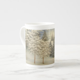Tasse En Porcelaine Tempête tôt de neige