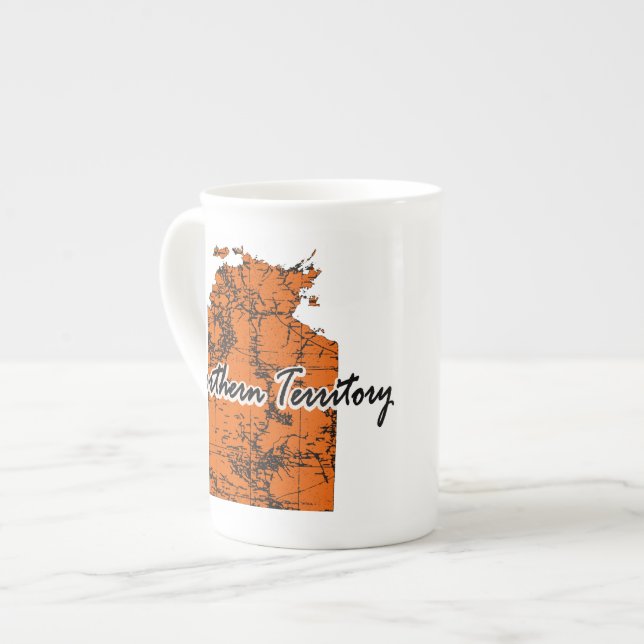 Tasse En Porcelaine Territoire du Nord (Devant gauche)