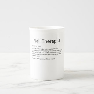 Tasse En Porcelaine Thérapeute à ongles Définition Nail Tech Nail