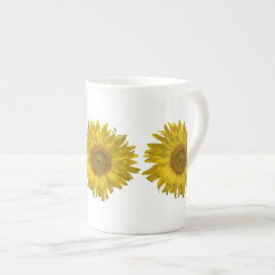 Tasse En Porcelaine Tournesol jaune