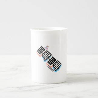 Tasse En Porcelaine Toux de différents sons : "콜 록 록 콜" (kollok kollok