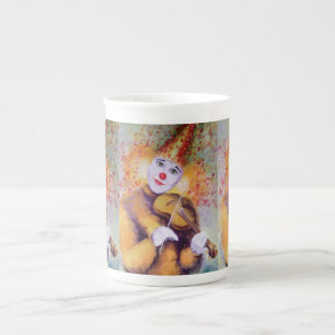 Tasse En Porcelaine Un clown doux jouant du violon