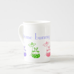 Tasse En Porcelaine 'Un lapin t'aime' tasse de porcelaine