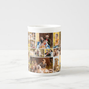 Tasse En Porcelaine Unique 21 Photo Collage Minimaliste Simple