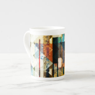 Tasse En Porcelaine Urbain Chevron II