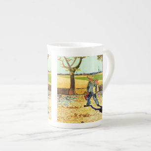 Tasse En Porcelaine Van Gogh : Peintre sur son chemin de travailler