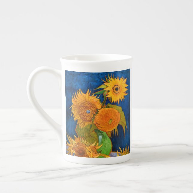 Tasse En Porcelaine Van Gogh Sunflowers (Gauche)