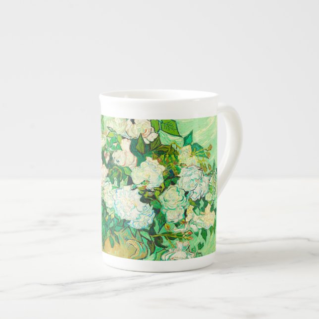Tasse En Porcelaine Van Gogh White Roses (Devant droit)