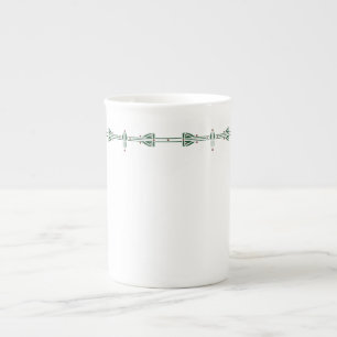 Tasse En Porcelaine Vert forêt de Dard