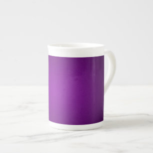 Tasse En Porcelaine Vignette tendance violet-noir gris
