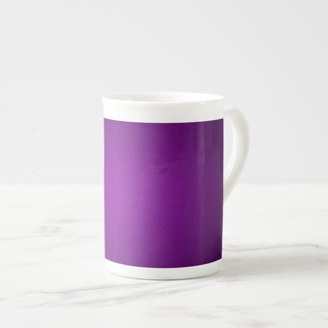 Tasse En Porcelaine Vignette tendance violet-noir gris (Devant droit)