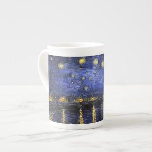 Tasse En Porcelaine Vincent Van Gogh Starry Night Over The Rhone