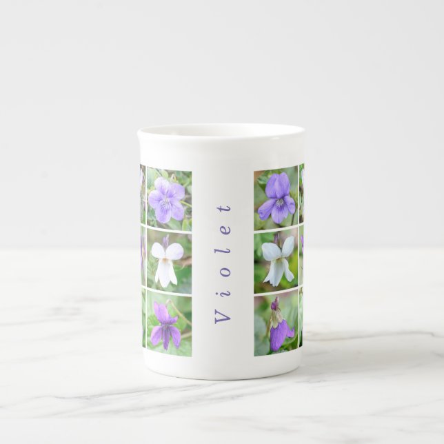 Tasse En Porcelaine 'Violet' (Devant)