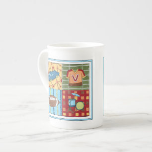 Tasse En Porcelaine Voiture, le Jersey, football et kit de tambour