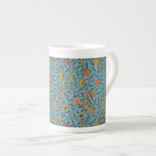 Tasse En Porcelaine William Morris Beau feuillage Fruits colorés