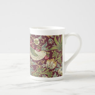 Tasse En Porcelaine William Morris Strawberry Thief Motif textile