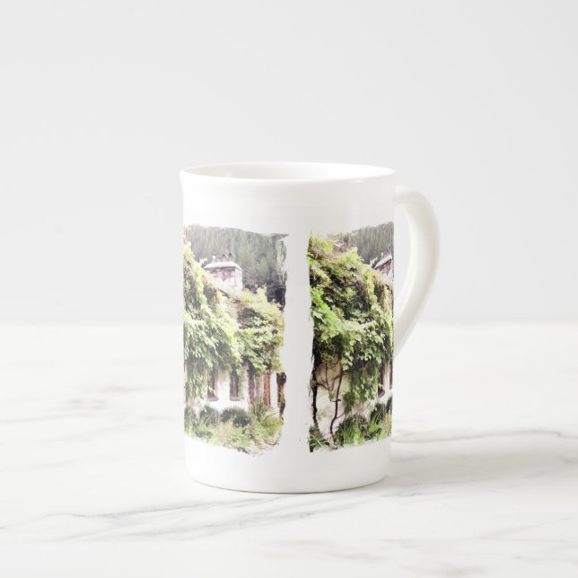 TASSE EN PORCELAINE WISTERIA COTTAGE (Devant droit)