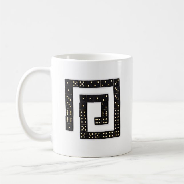 Tasse en spirale de domino (Gauche)